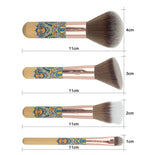 4 Piece Makeup Brush Set - dealomy
