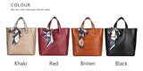 3 Piece Tote Handbag Cross Body Purse and Wallet - dealomy