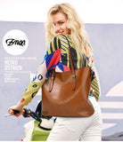 Leather Tote Handbag - dealomy
