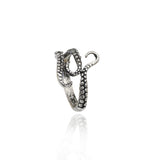 Punk Rock and Gothic Ring Titanium Tentacles - dealomy