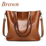 Leather Tote Handbag - dealomy