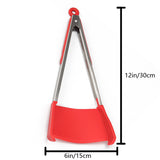 2 in 1 Kitchen Spatula and Tongs - dealomy