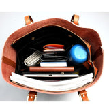 Tote Leather Handbag - dealomy