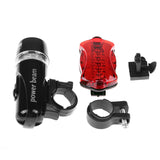 Waterproof Ultra Bright 5 LED Cycling Bicycle Light Set - dealomy