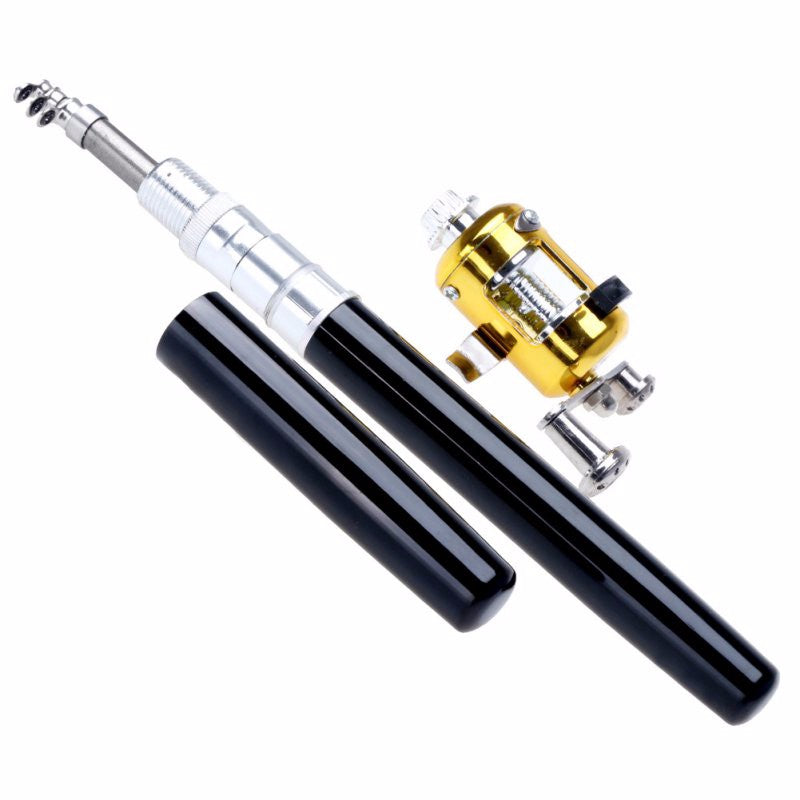 SMB ENTERPRISES Mini Telescopic Portable Pocket Pen Fishing Rod