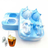 Whiskey Skull Ice Mold - dealomy