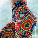 New Multi-Color High Waisted Leggings for Women - dealomy